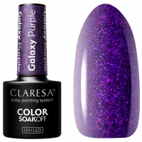 Claresa Lakier Hybrydowy UV/LED 5g - Galaxy Purple