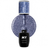 MYLAQ Lakier Hybrydowy 5 ml - M719 My Gleaming Blue
