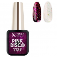 Nails Company Top Coat Pink Disco 6 ml