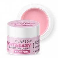 Claresa Żel Budujący Soft & Easy Builder Gel 45 g - Milky Pink