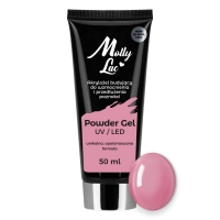 Molly Lac Akrylożel Powder Gel Budujący 50 ml - Nr 06 French Pink