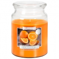 Bispol Świeca Zapachowa w Szkle 500 g - Pomarańcza