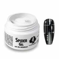 AllePaznokcie Spider Gel - Żel Do Zdobień - Biały 3 ml