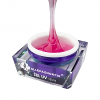 AllePaznokcie Żel Budujący Do Paznokci Jelly - Pink Glass 15 ml