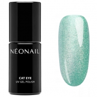 NeoNail Lakier Hybrydowy Cat Eye 7,2 ml - Satin Turquoise 9919-7