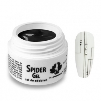 AllePaznokcie Spider Gel - Żel Do Zdobień - Czarny 3 ml