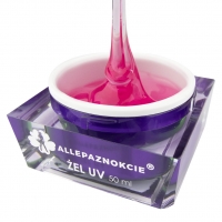 AllePaznokcie Żel Budujący Do Paznokci Jelly - Pink Glass 50 ml