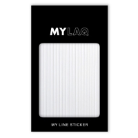 MYLAQ Naklejki Do Paznokci - My White Line Sticker