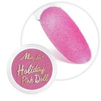 Molly Lac Pyłek Do Paznokci Holiday Pink Doll 1 g - Nr 4