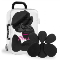 Clavier Tender Blender Zestaw Mini Gąbek Do Makijażu Mua Kit 3+3 - Black