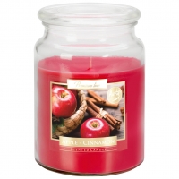 Bispol Świeca Zapachowa w Szkle 500 g - Jabłko Cynamon