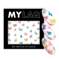 MYLAQ Naklejki Wodne Do Paznokci - My Colourful Butterfly Sticker