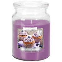 Bispol Świeca Zapachowa w Szkle 500 g - Blueberry Dessert