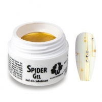 AllePaznokcie Spider Gel - Żel Do Zdobień - Złoty 3 ml