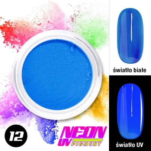 Pyłek Ozdoba Do Paznokci Neon UV Pigment Nr 12