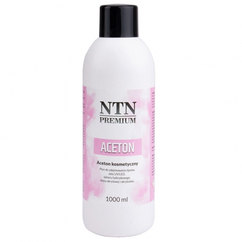 NTN Premium Aceton Płyn Remover Kosmetyczny 1000 ml