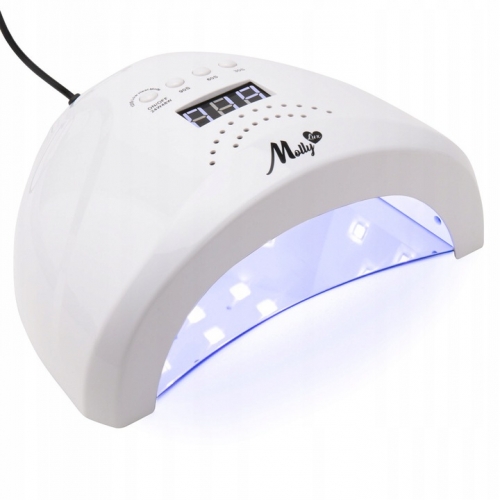 Molly Lac Lampa Do Paznokci MollyLux 1s Dual UV/LED 48W - Biała