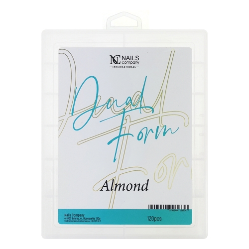 Nails Company Formy Do Przedłużania Dual Form - Almond 120 szt