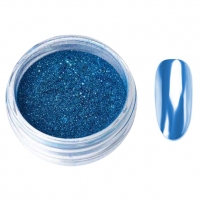 Efekt Lustra Pyłek Do Paznokci Glass 08 - Blue