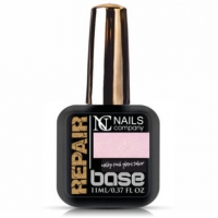 Nails Company Repair Base Milky Pink Glam Silver 11 ml