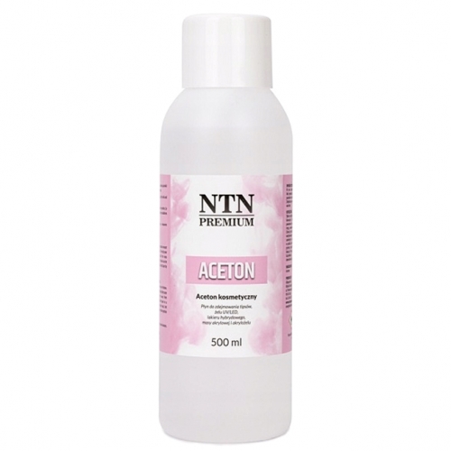 NTN Premium Aceton Płyn Remover Kosmetyczny 500 ml