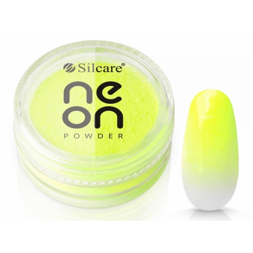 Silcare Efekt Dymu Neon Powder Lime 3g